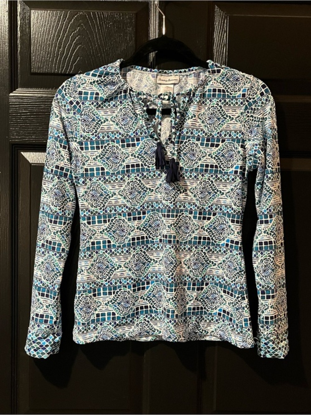Tommy Bahama Rash Guard Sun/Swim Shirt